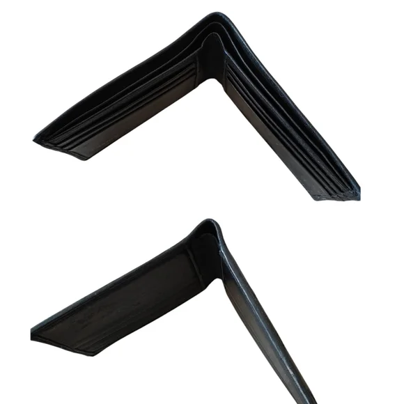 CHANEL Timeless Diamond Stitch Black Leather Bifold Wallet - Picture 11 of 16